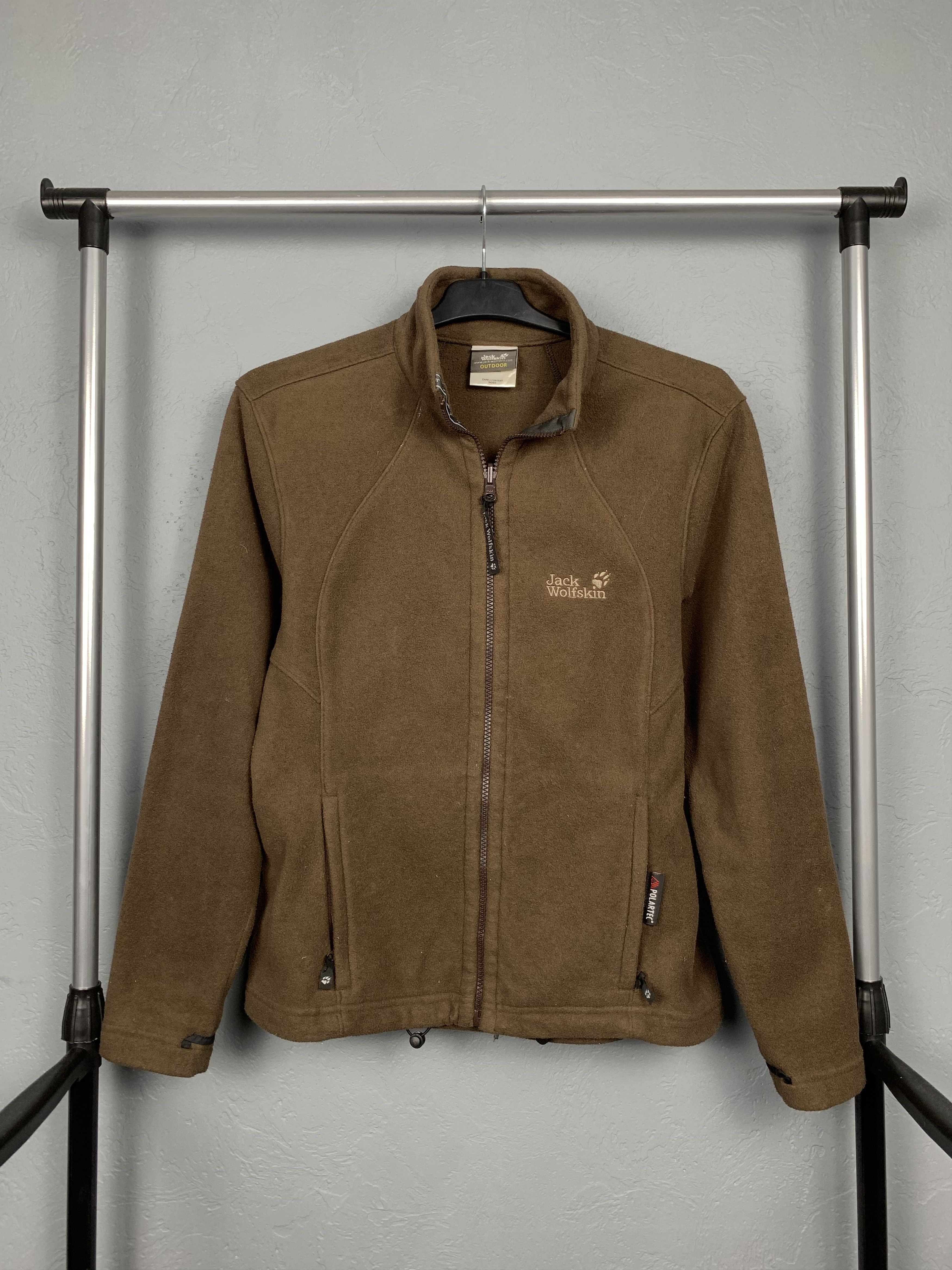 Jack Wolfskin Jack Wolfskins Vintage Womens Fleece Jacket Brown Size M / US 6-8 / IT 42-44 - 1 Thumbnail