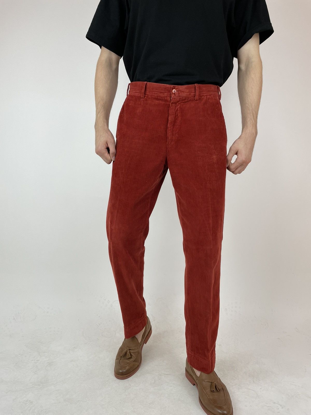 Luchiano Visconti VISCONTI velvet trousers Mens size 34 Size US 34 / EU 50 - 4 Thumbnail