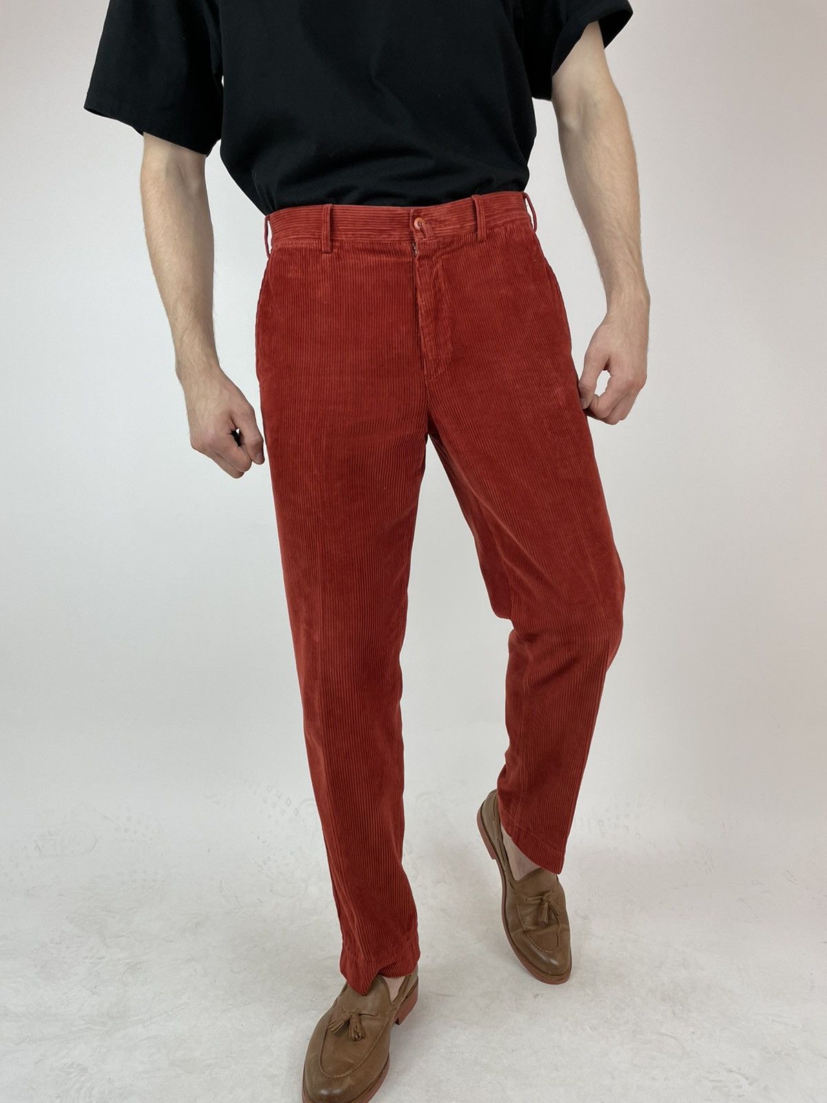 Luchiano Visconti VISCONTI velvet trousers Mens size 34 Size US 34 / EU 50 - 3 Thumbnail