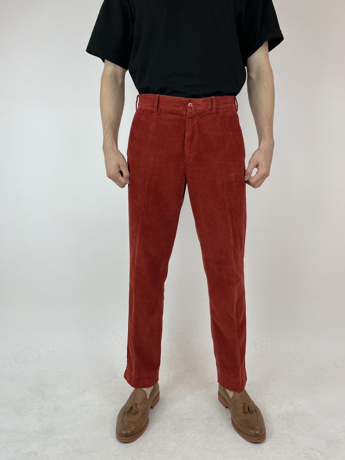 Luchiano Visconti VISCONTI velvet trousers Mens size 34 Size US 34 / EU 50 - 2 Thumbnail