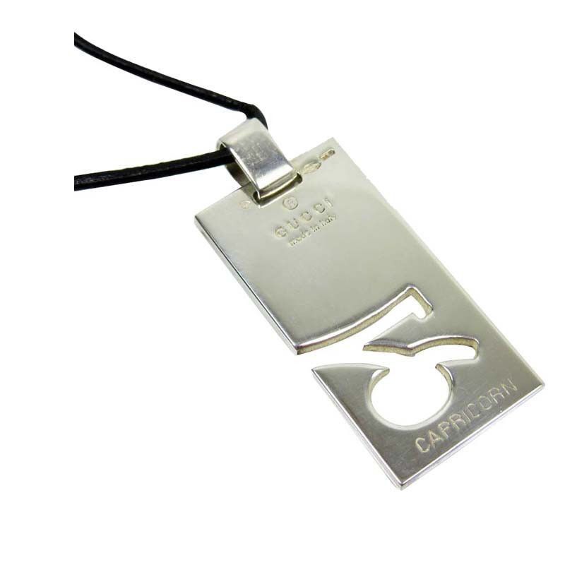 Gucci × Vintage Gucci 925 silver Capricorn chain Size ONE SIZE - 1 Thumbnail
