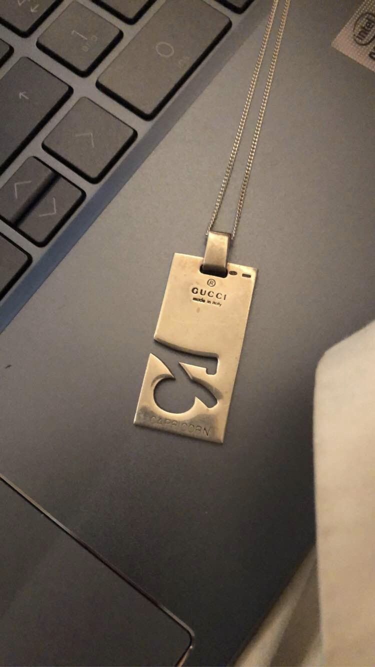 Gucci × Vintage Gucci 925 silver Capricorn chain Size ONE SIZE - 2 Thumbnail