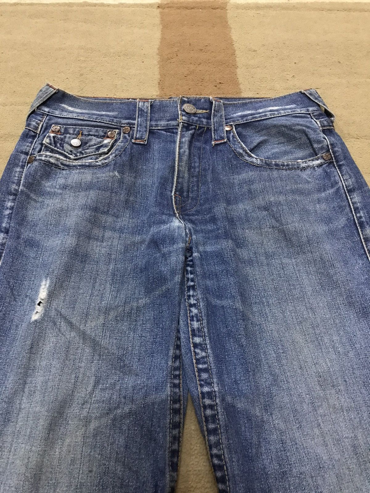 Japanese Brand × True Religion TRUE RELIGION DENIM JEANS EMBROIDERY LOGO Size US 32 / EU 48 - 4 Thumbnail