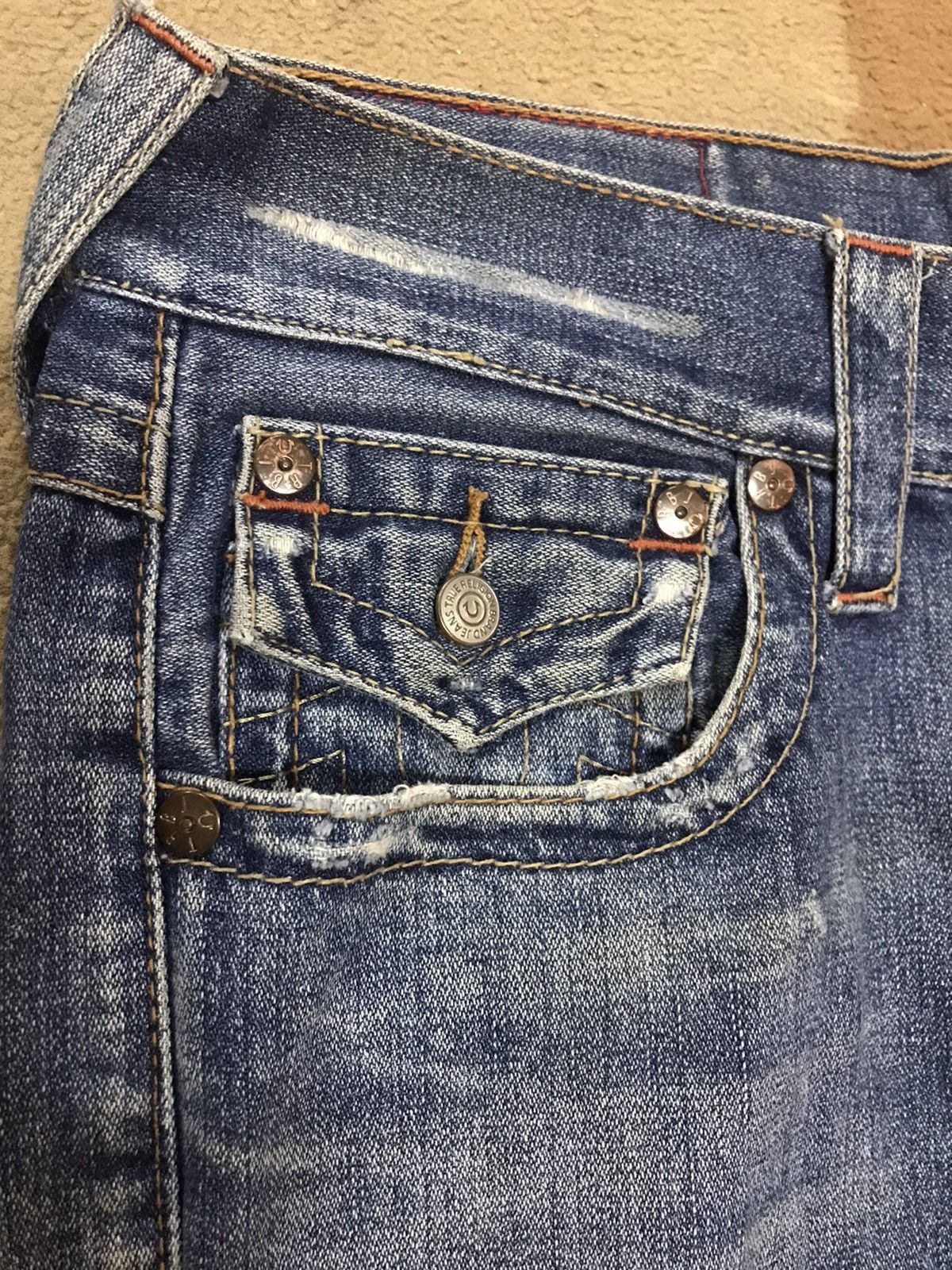 Japanese Brand × True Religion TRUE RELIGION DENIM JEANS EMBROIDERY LOGO Size US 32 / EU 48 - 5 Thumbnail