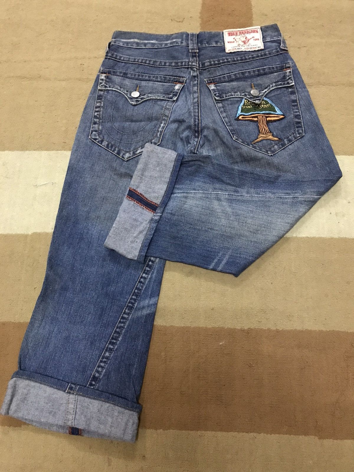 Japanese Brand × True Religion TRUE RELIGION DENIM JEANS EMBROIDERY LOGO Size US 32 / EU 48 - 8 Thumbnail