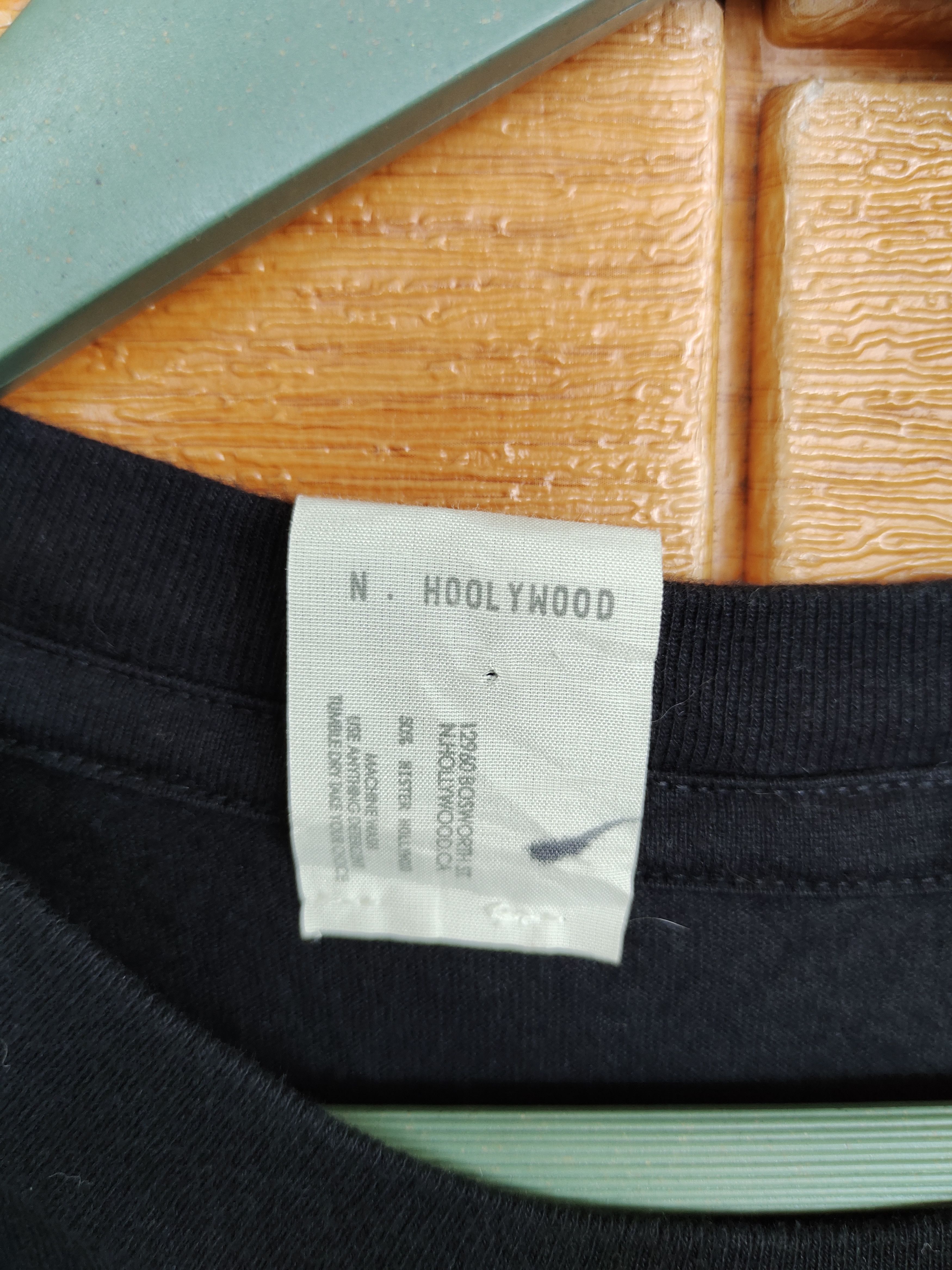N.Hoolywood 🇯🇵 N. Hoolywood "NHWD" Black T-Shirt / Mister Hollywood Size US M / EU 48-50 / 2 - 3 Thumbnail