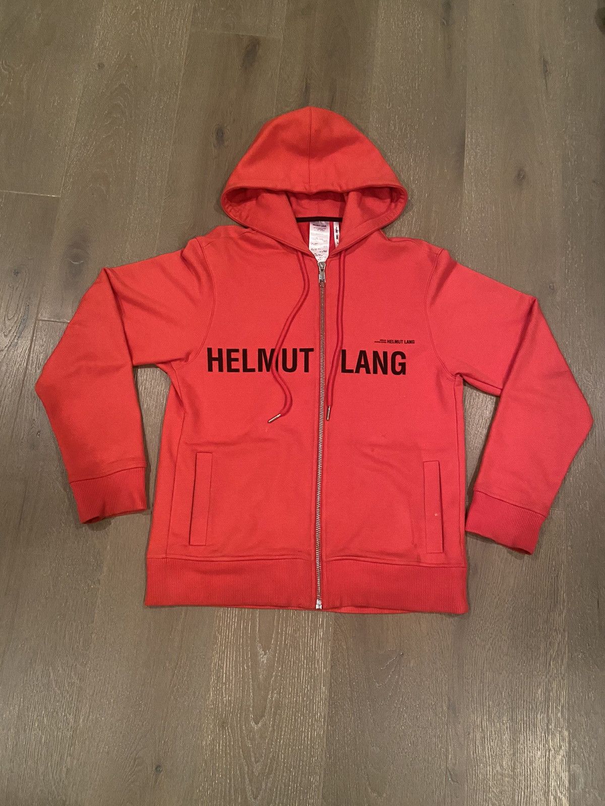 Helmut Lang Red Hoodie