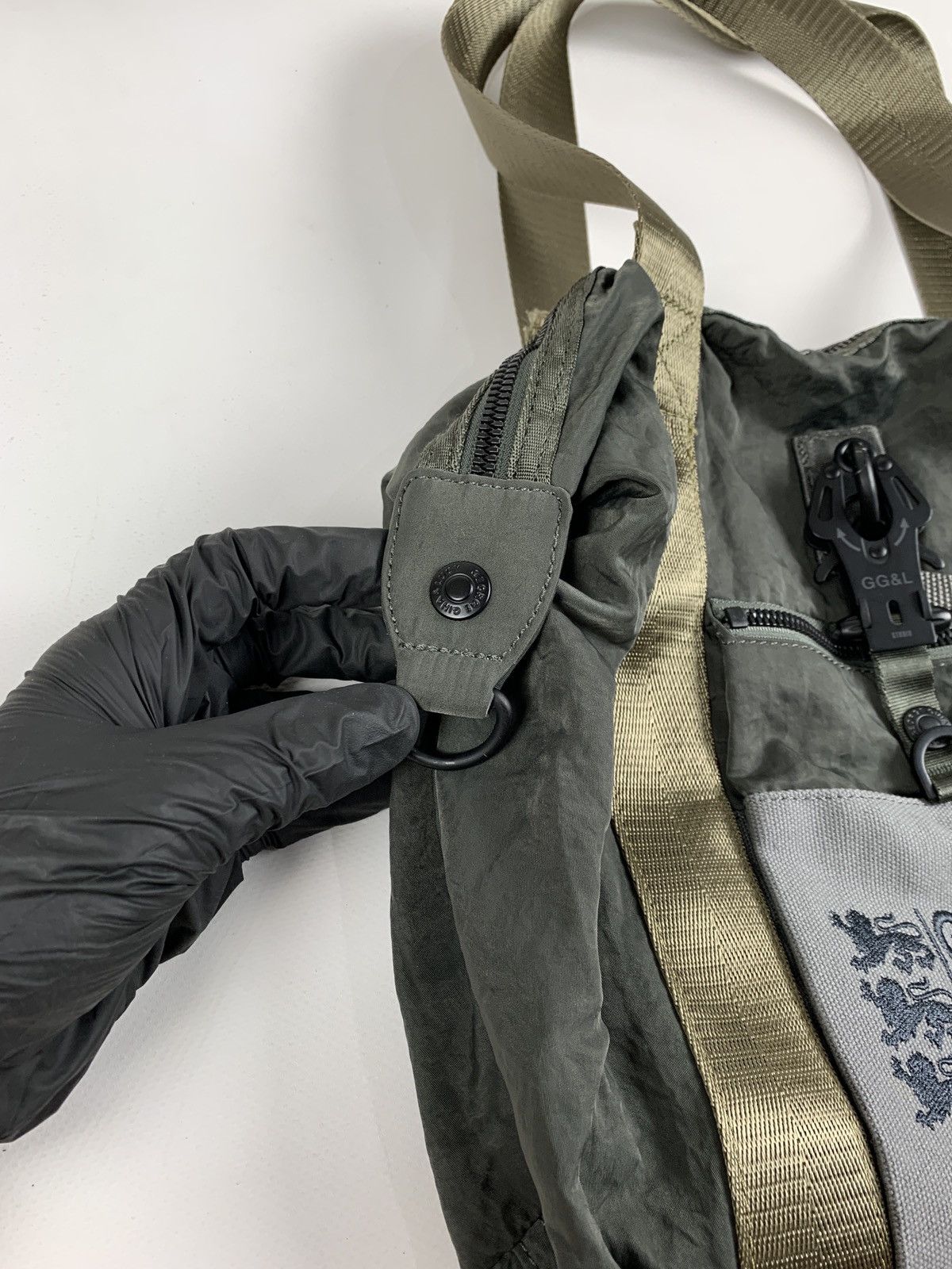 Japanese Brand Vintage George Gina&Lucy Baggyer Nylon Cargo Bag Alyx Style Size ONE SIZE - 10 Thumbnail