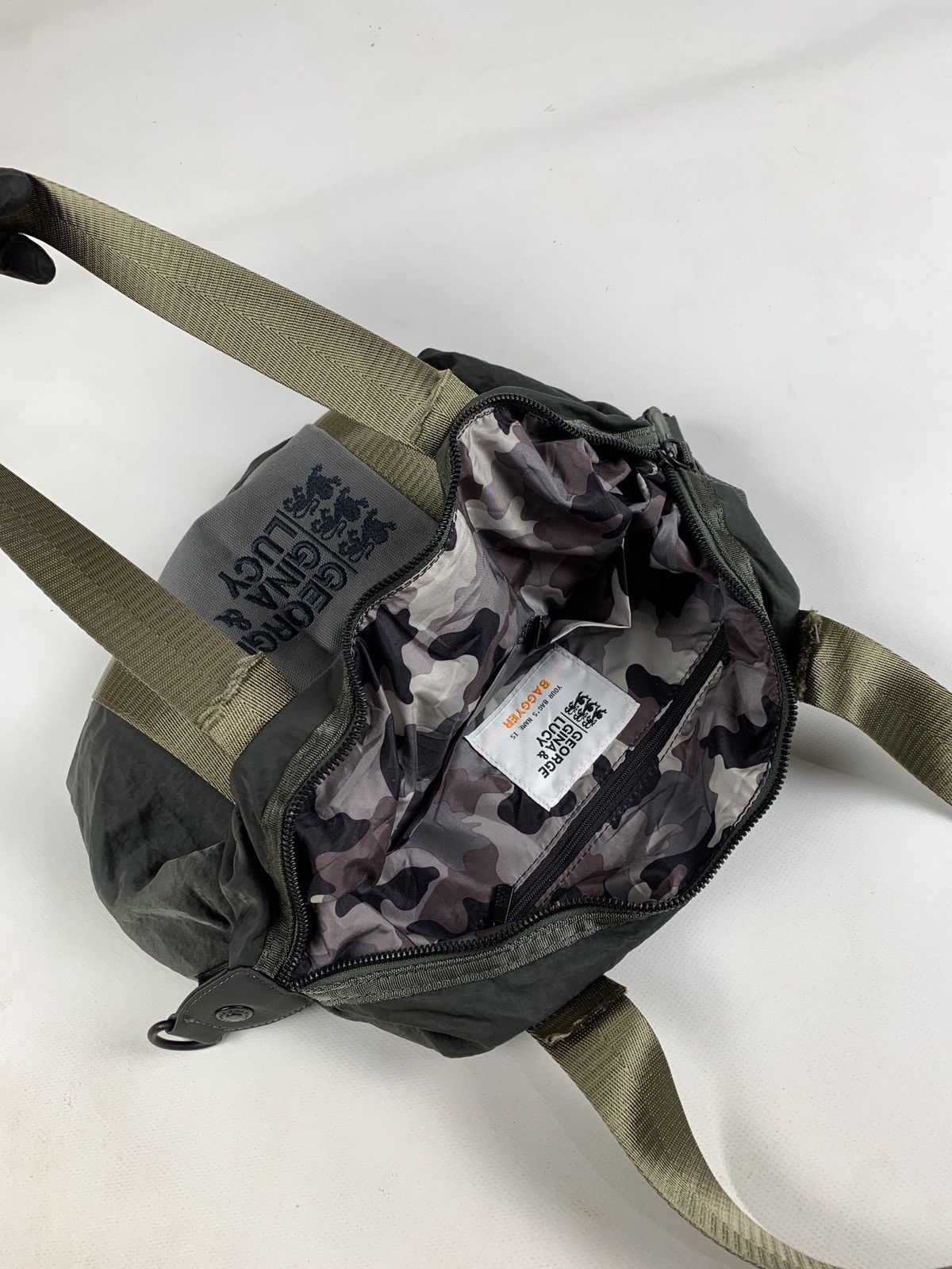 Japanese Brand Vintage George Gina&Lucy Baggyer Nylon Cargo Bag Alyx Style Size ONE SIZE - 18 Thumbnail