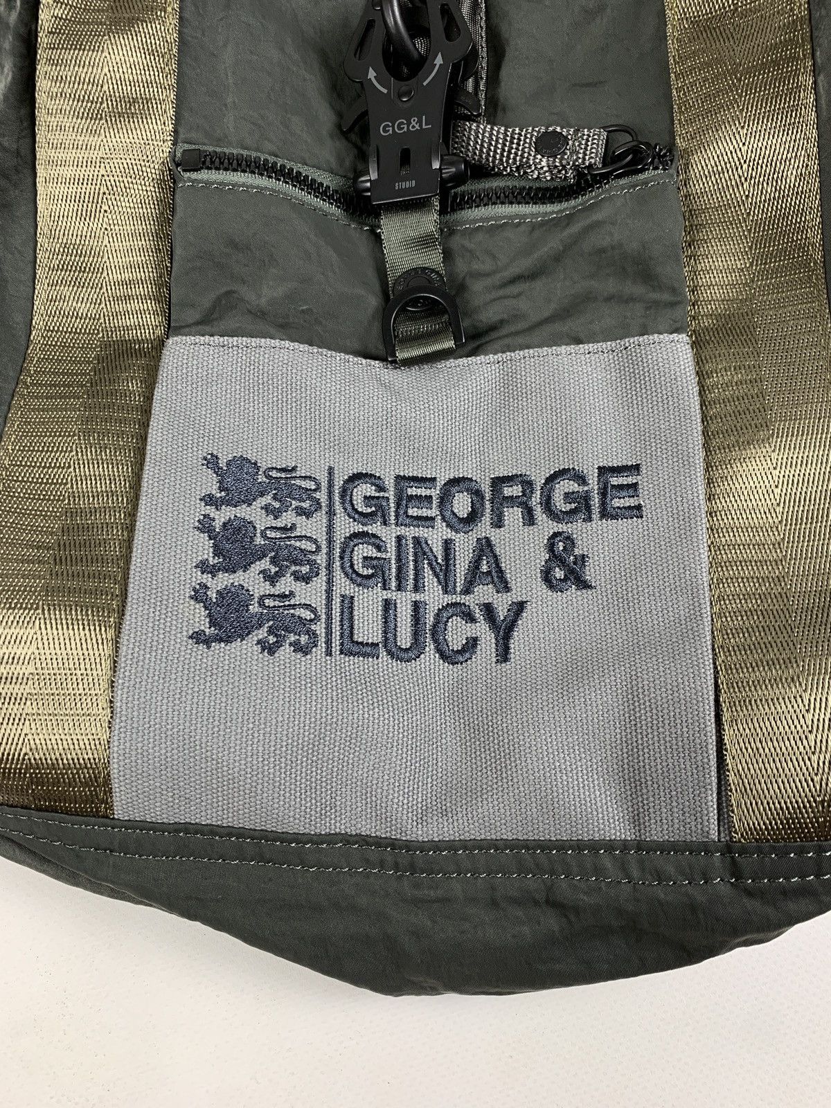 Japanese Brand Vintage George Gina&Lucy Baggyer Nylon Cargo Bag Alyx Style Size ONE SIZE - 8 Thumbnail