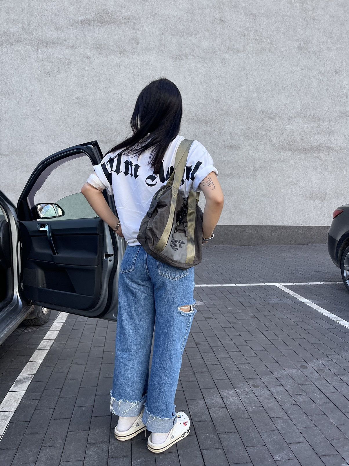 Japanese Brand Vintage George Gina&Lucy Baggyer Nylon Cargo Bag Alyx Style Size ONE SIZE - 3 Thumbnail