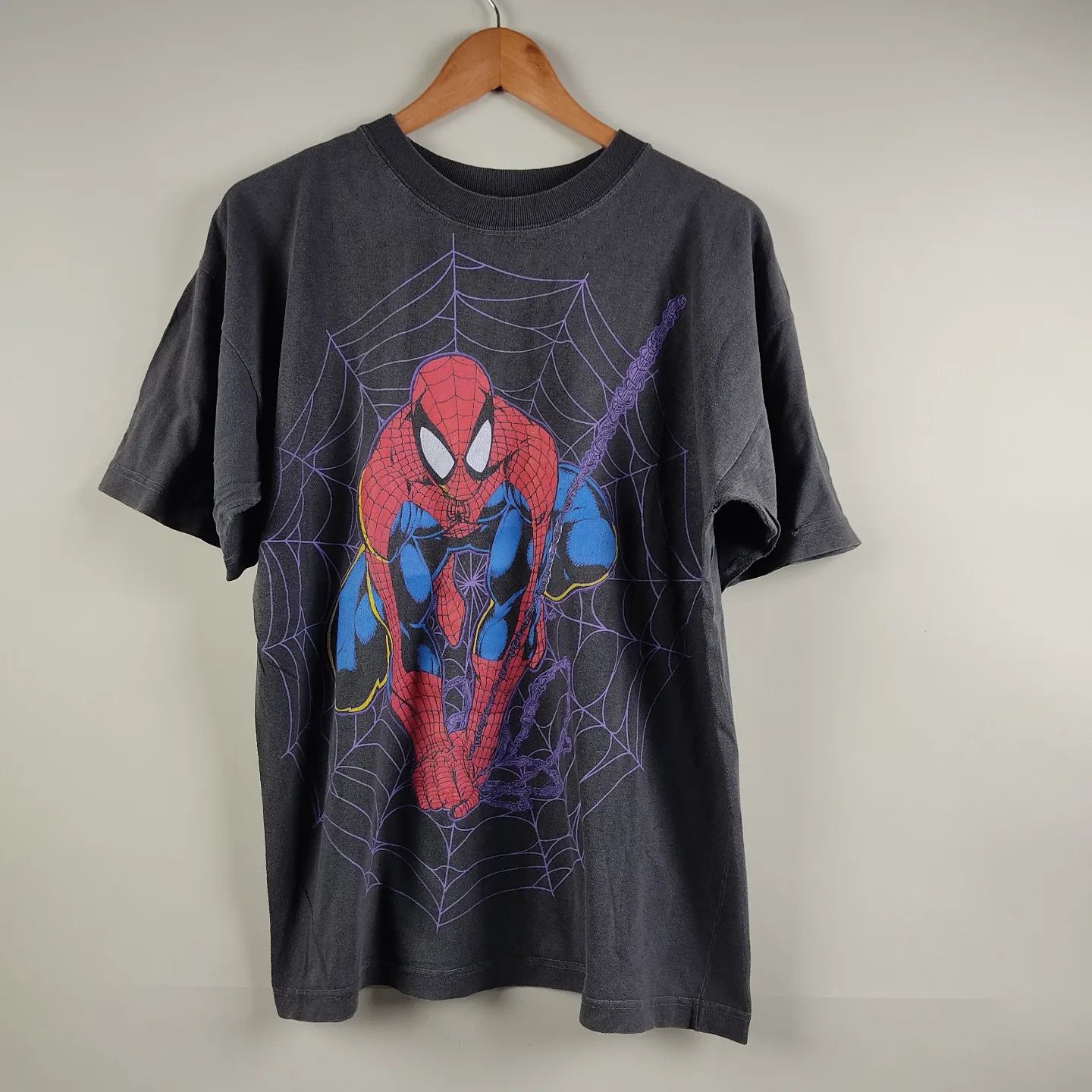 Marvel Comics × Vintage 90's Spiderman Full Print Size US L / EU 52-54 / 3 - 6 Thumbnail