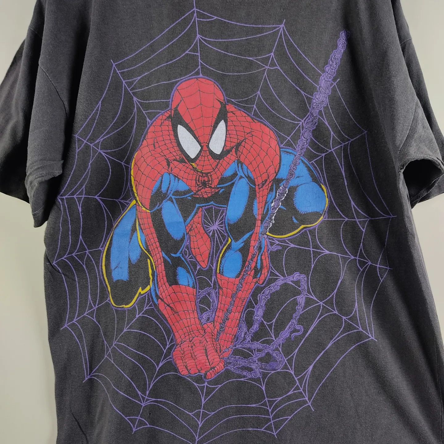 Marvel Comics × Vintage 90's Spiderman Full Print Size US L / EU 52-54 / 3 - 2 Thumbnail