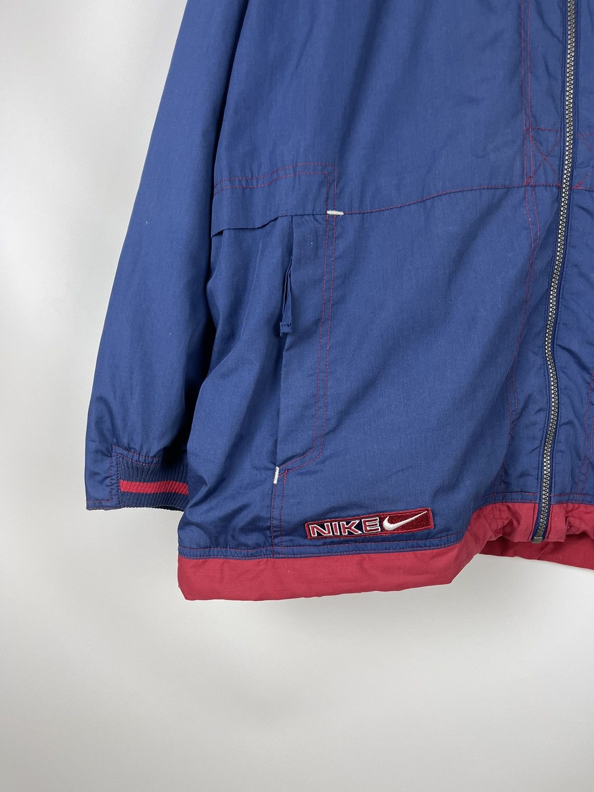 Nike Nike vintage 90s authentic athletic logo swoosh track top Size US XL / EU 56 / 4 - 8 Thumbnail