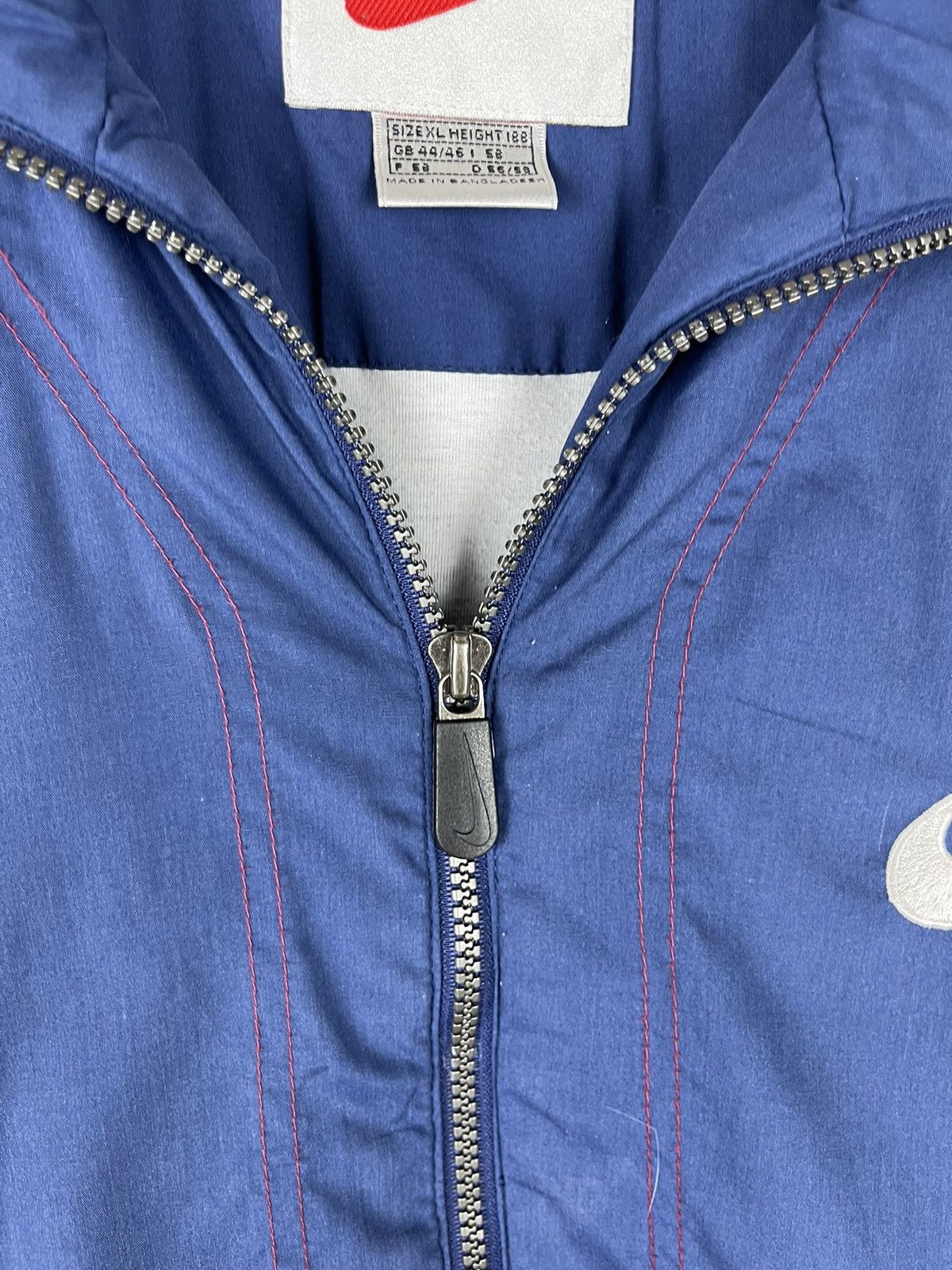 Nike Nike vintage 90s authentic athletic logo swoosh track top Size US XL / EU 56 / 4 - 11 Thumbnail