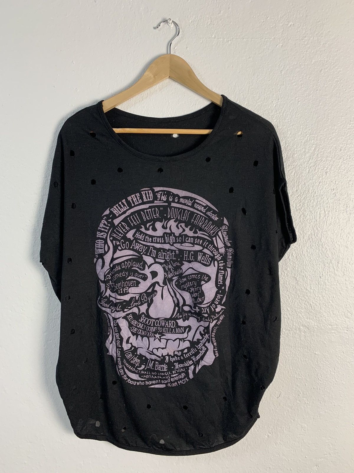 Japanese Brand Edge Line Skull Billy The Kid Tee Size US XL / EU 56 / 4 - 1 Thumbnail