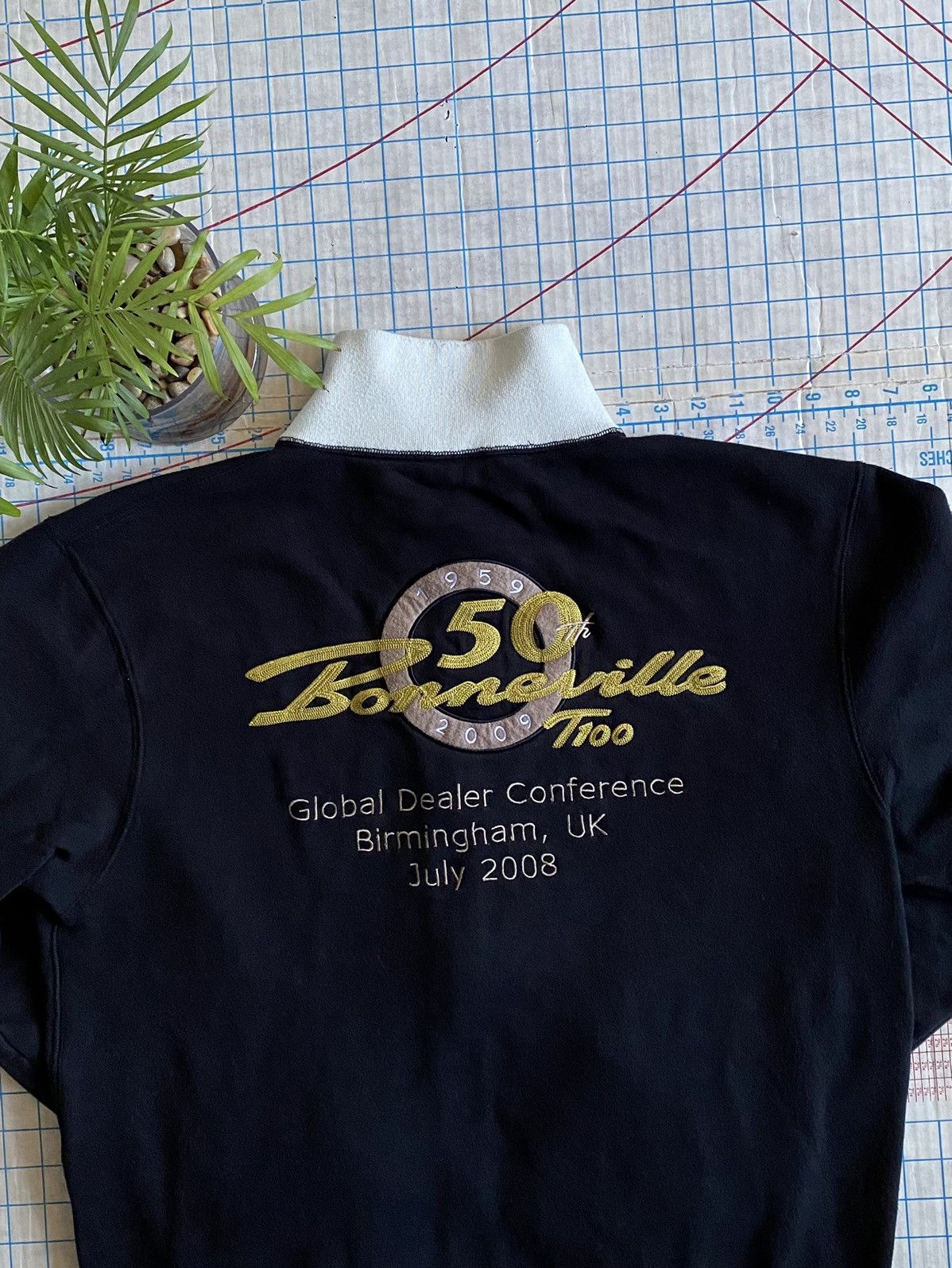 Harley Davidson × Indian Motorcycle × Vintage Triumph Motorcycles Bonneville T100 50th Anniversary Sweater Size US L / EU 52-54 / 3 - 11 Thumbnail