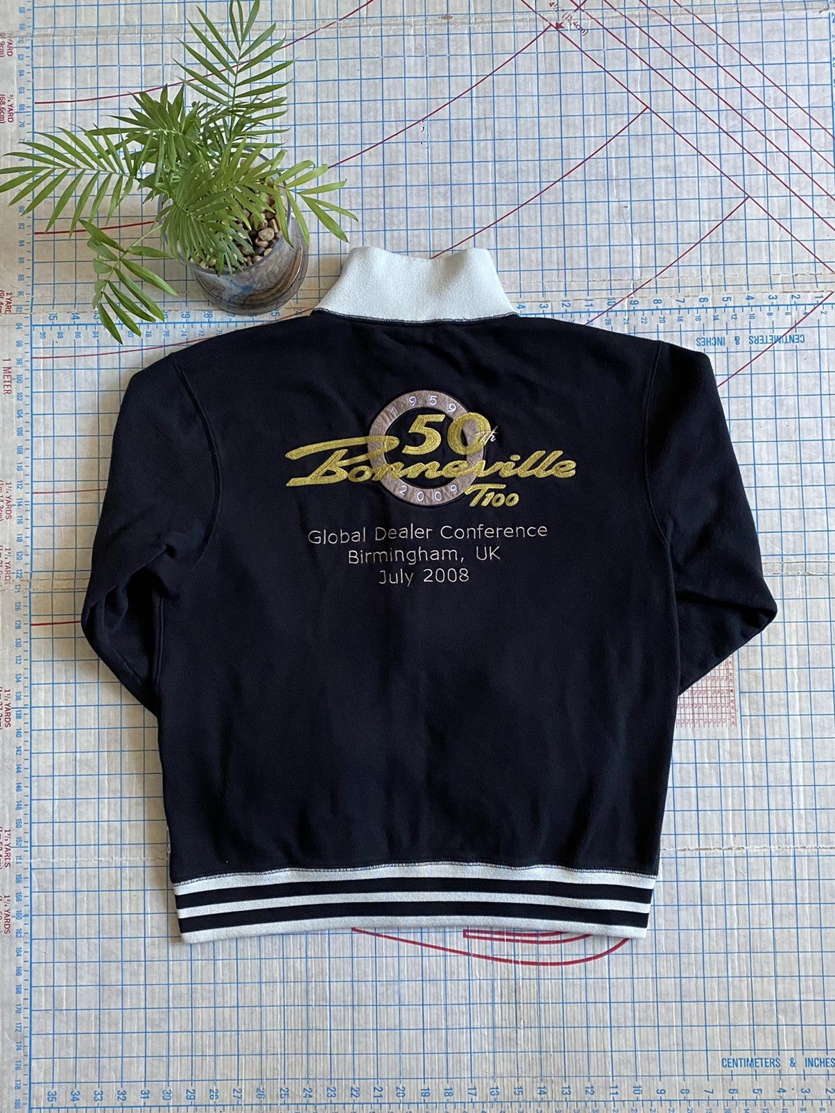 Harley Davidson × Indian Motorcycle × Vintage Triumph Motorcycles Bonneville T100 50th Anniversary Sweater Size US L / EU 52-54 / 3 - 10 Thumbnail
