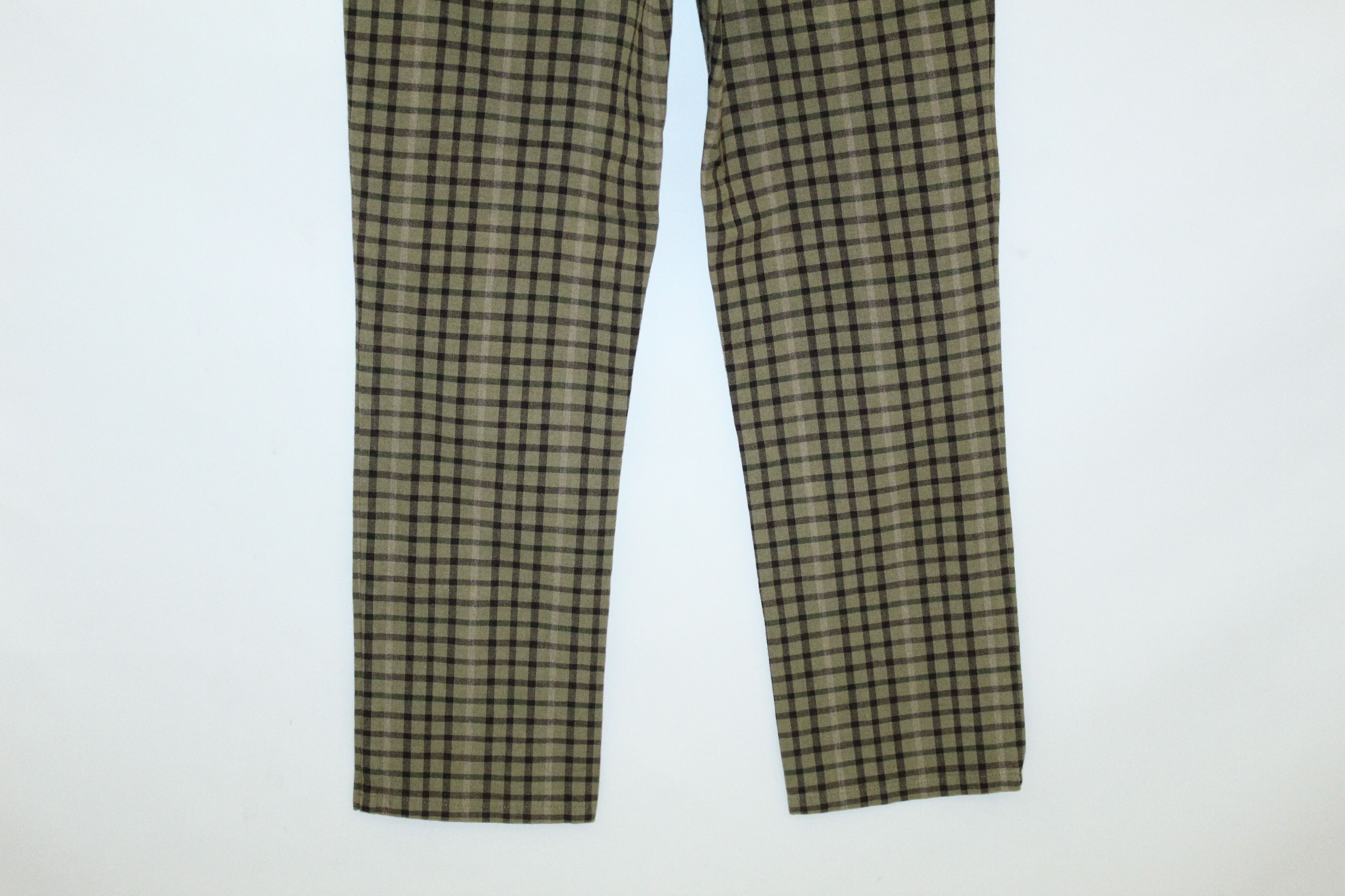 DAKS 🔥80's DAKS London Signature Checkered Stretch Denim Pants Size US 30 / EU 46 - 6 Thumbnail