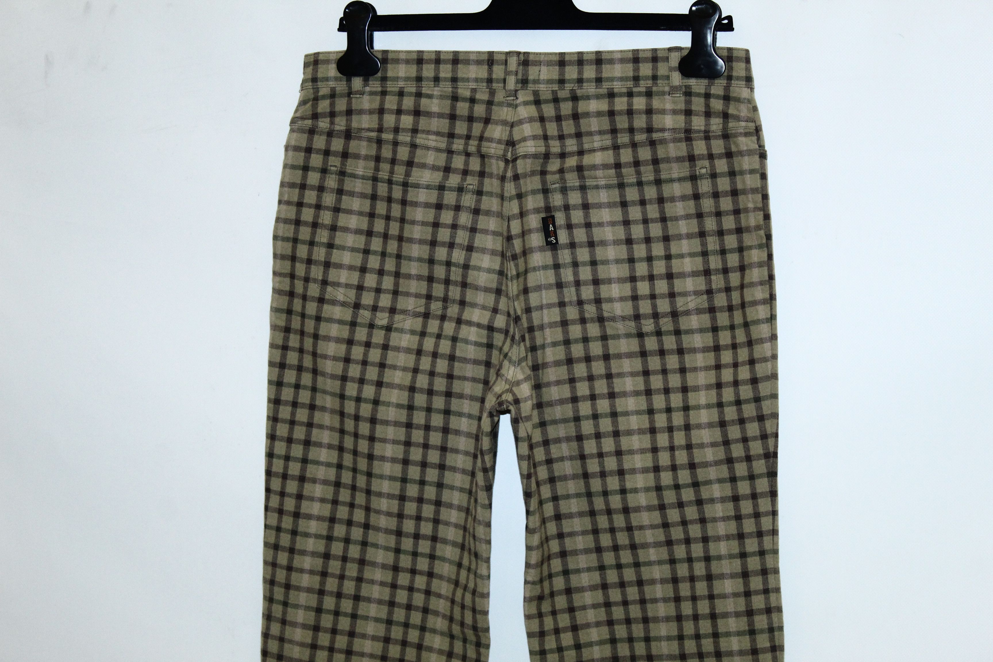 DAKS 🔥80's DAKS London Signature Checkered Stretch Denim Pants Size US 30 / EU 46 - 5 Thumbnail