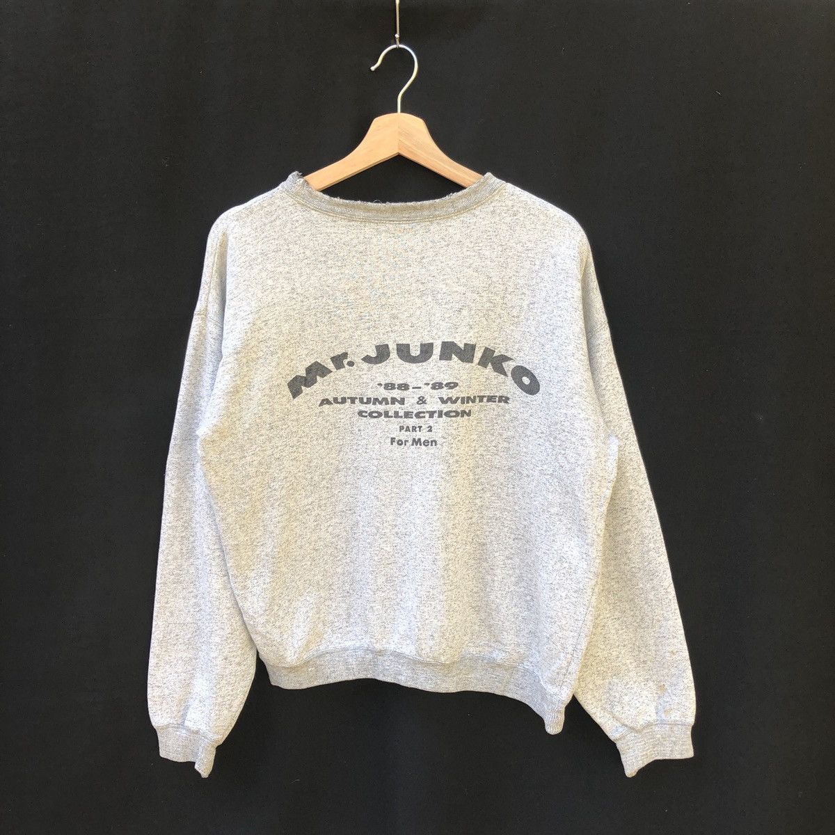Japanese Brand × Mr. Junko Rare! Vintage Mr Junko AW ‘88-‘89 Collection Sweatshirt Size US M / EU 48-50 / 2 - 1 Thumbnail