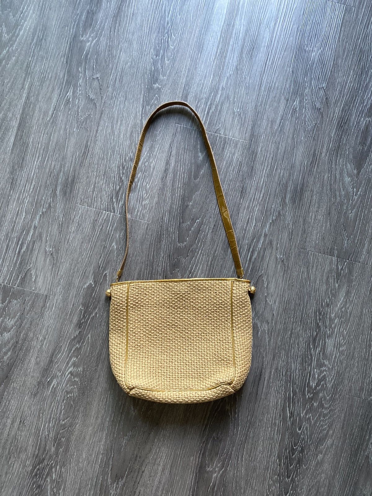 Bottega Veneta Vintage Bottega Veneta Tweed Cross Body Bag Purse Rare Size ONE SIZE - 1 Thumbnail