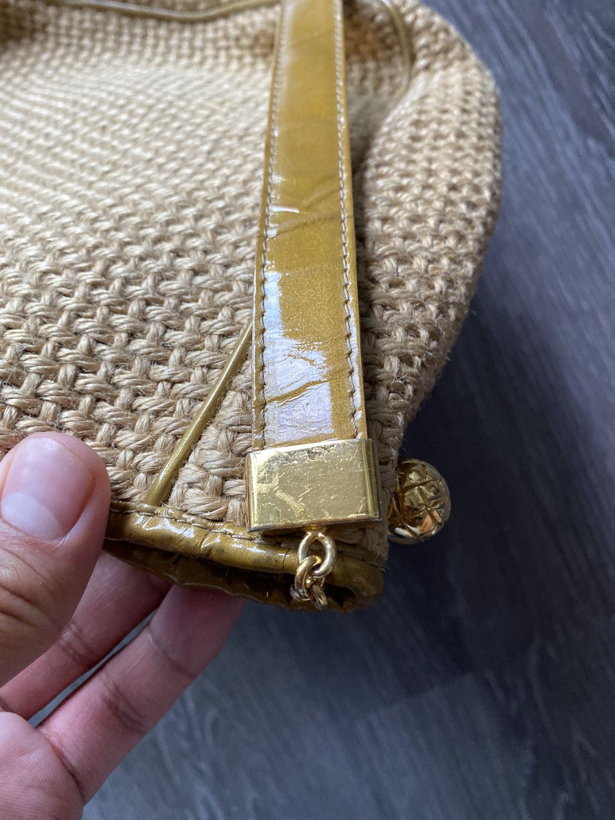 Bottega Veneta Vintage Bottega Veneta Tweed Cross Body Bag Purse Rare Size ONE SIZE - 7 Thumbnail