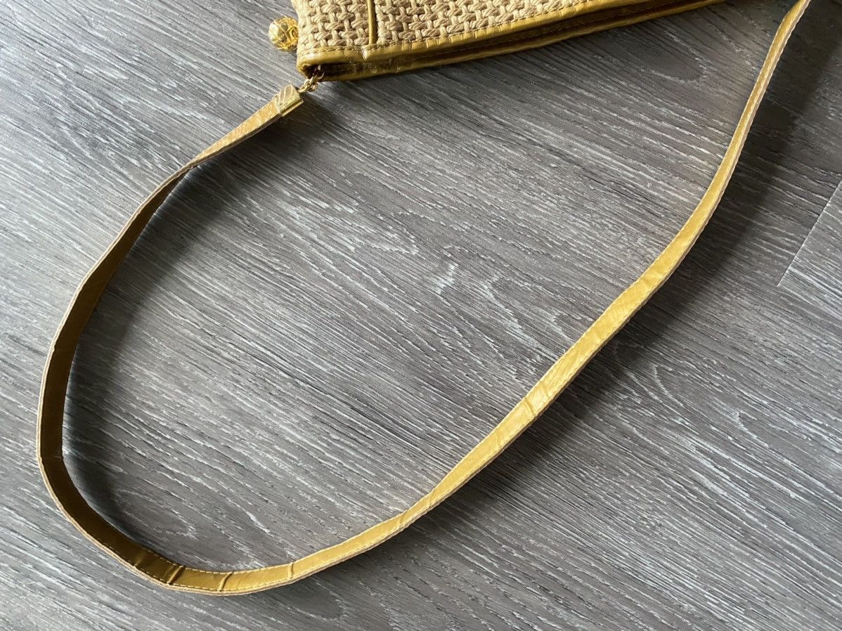 Bottega Veneta Vintage Bottega Veneta Tweed Cross Body Bag Purse Rare Size ONE SIZE - 12 Thumbnail