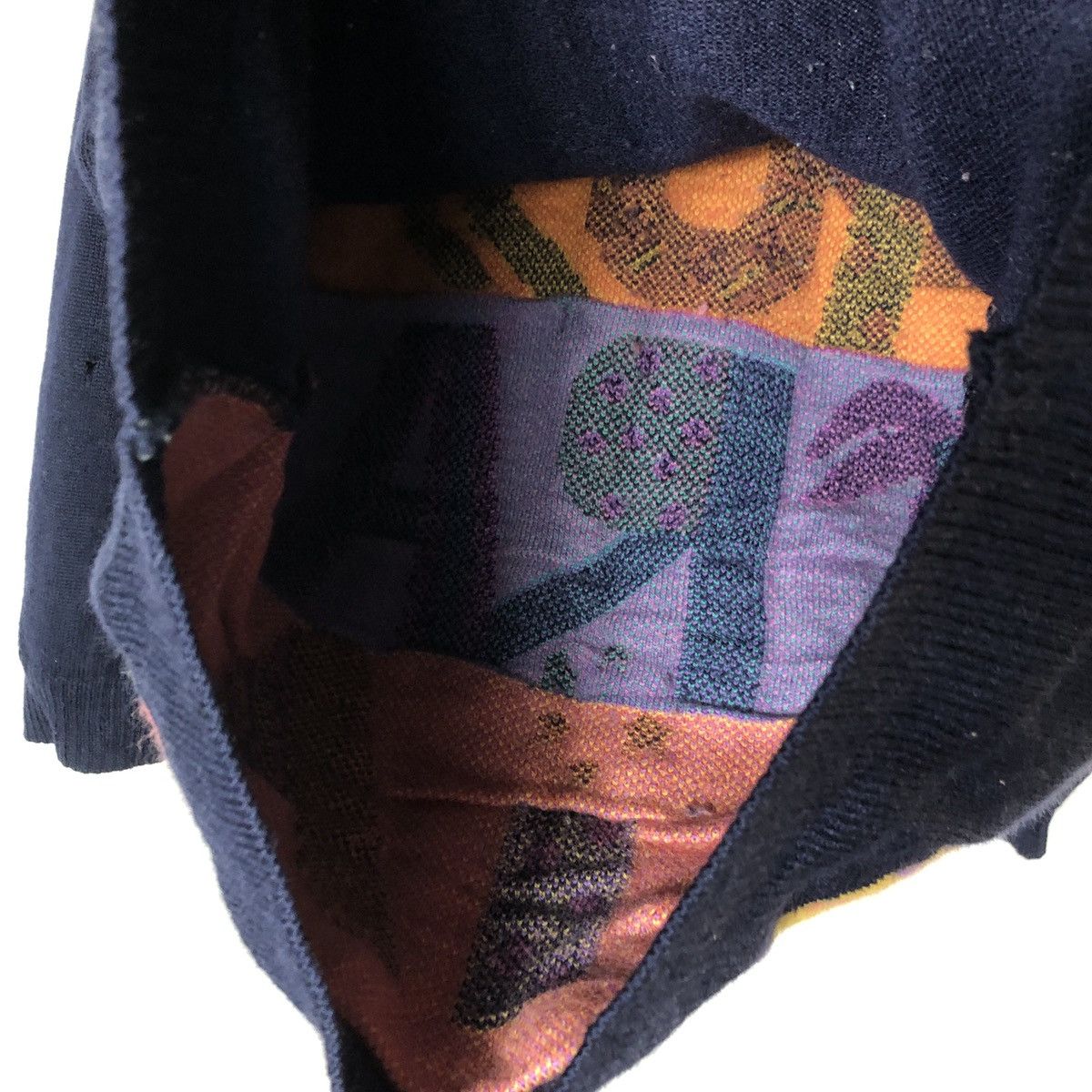 Homespun Knitwear × Man Made In Australia × Vintage Rare! Vintage Down Under Ken Done Pop Art Wool Knit Shirt Size US S / EU 44-46 / 1 - 12 Thumbnail
