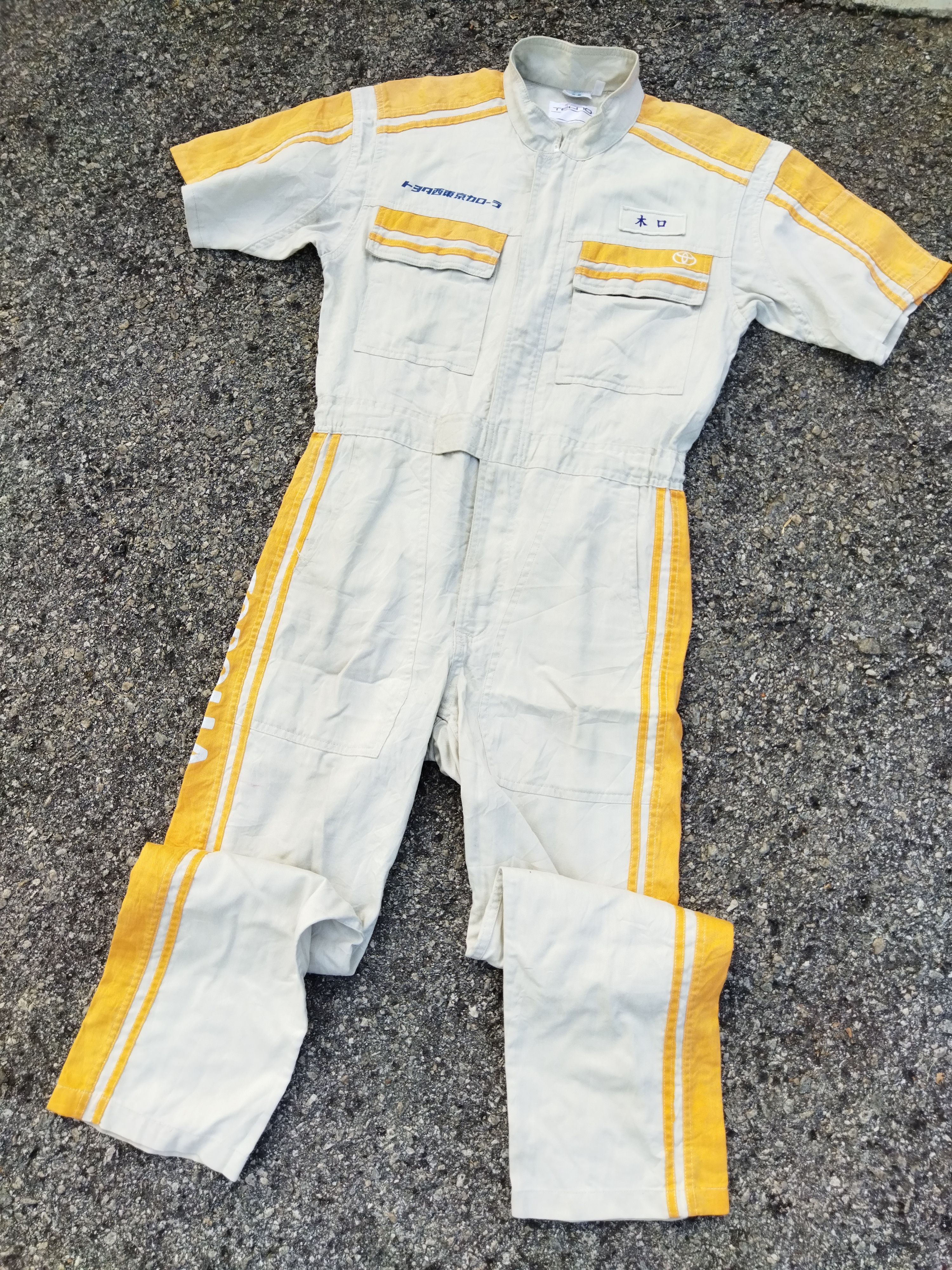 Rare!! Vintage Toyota Corolla Tecno Overalls