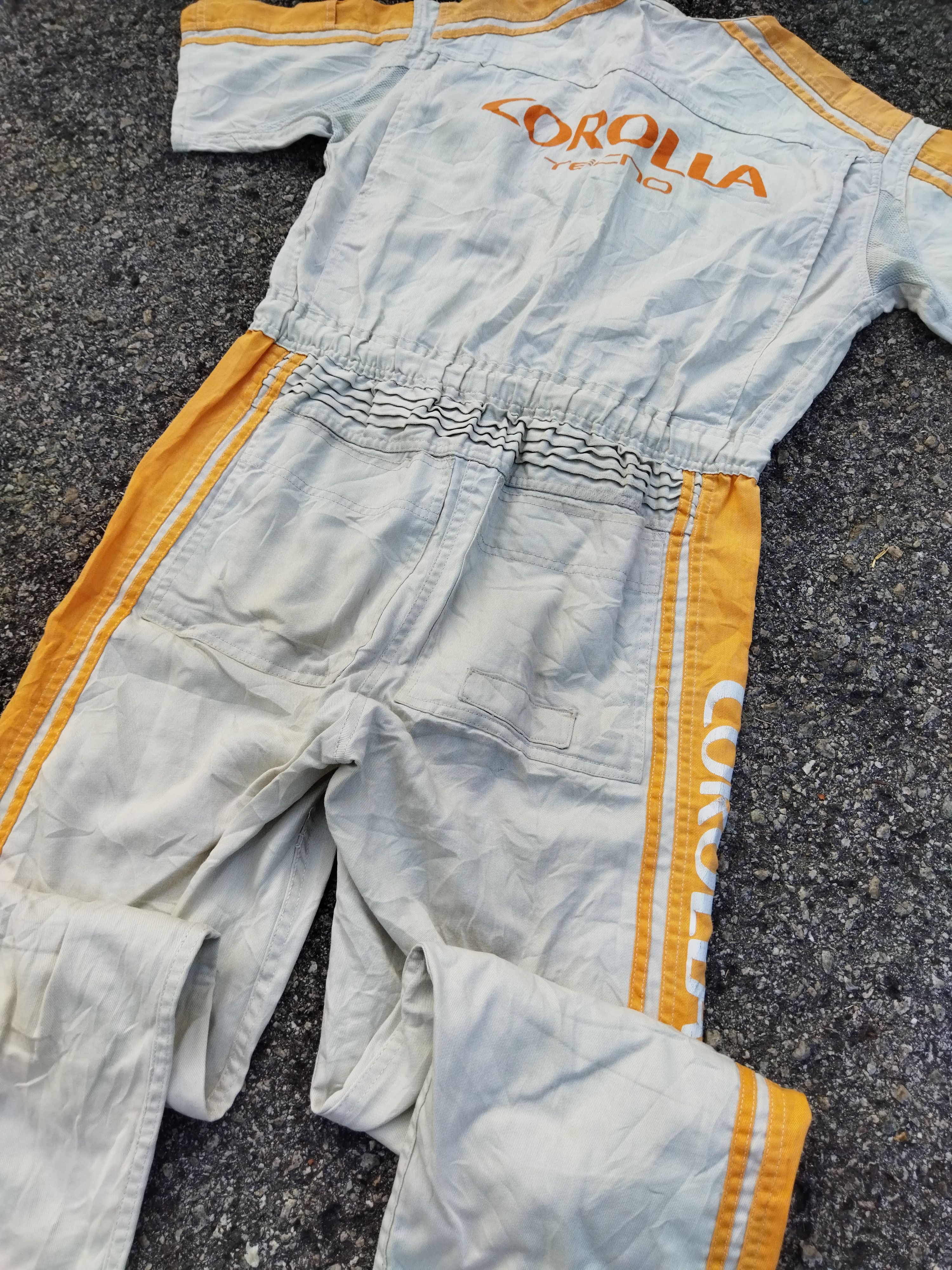 Rare!! Vintage Toyota Corolla Tecno Overalls