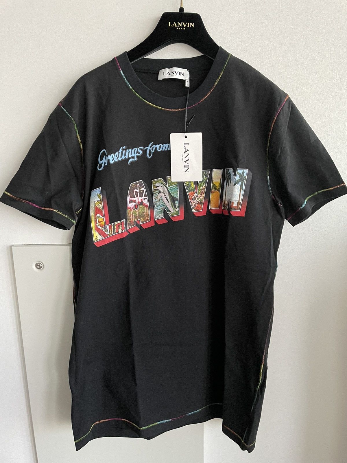 Lanvin Super Runway Logo Tee T-shirt Limited Edition Brand New Size US L / EU 52-54 / 3 - 14 Thumbnail