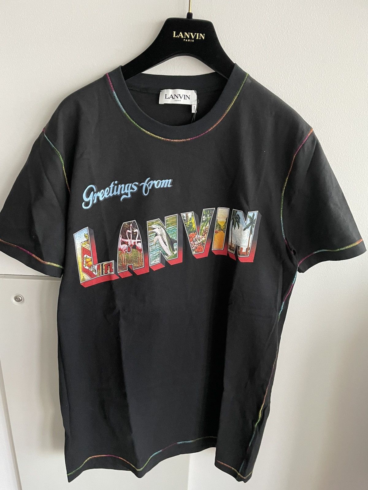 Lanvin Super Runway Logo Tee T-shirt Limited Edition Brand New Size US L / EU 52-54 / 3 - 17 Thumbnail