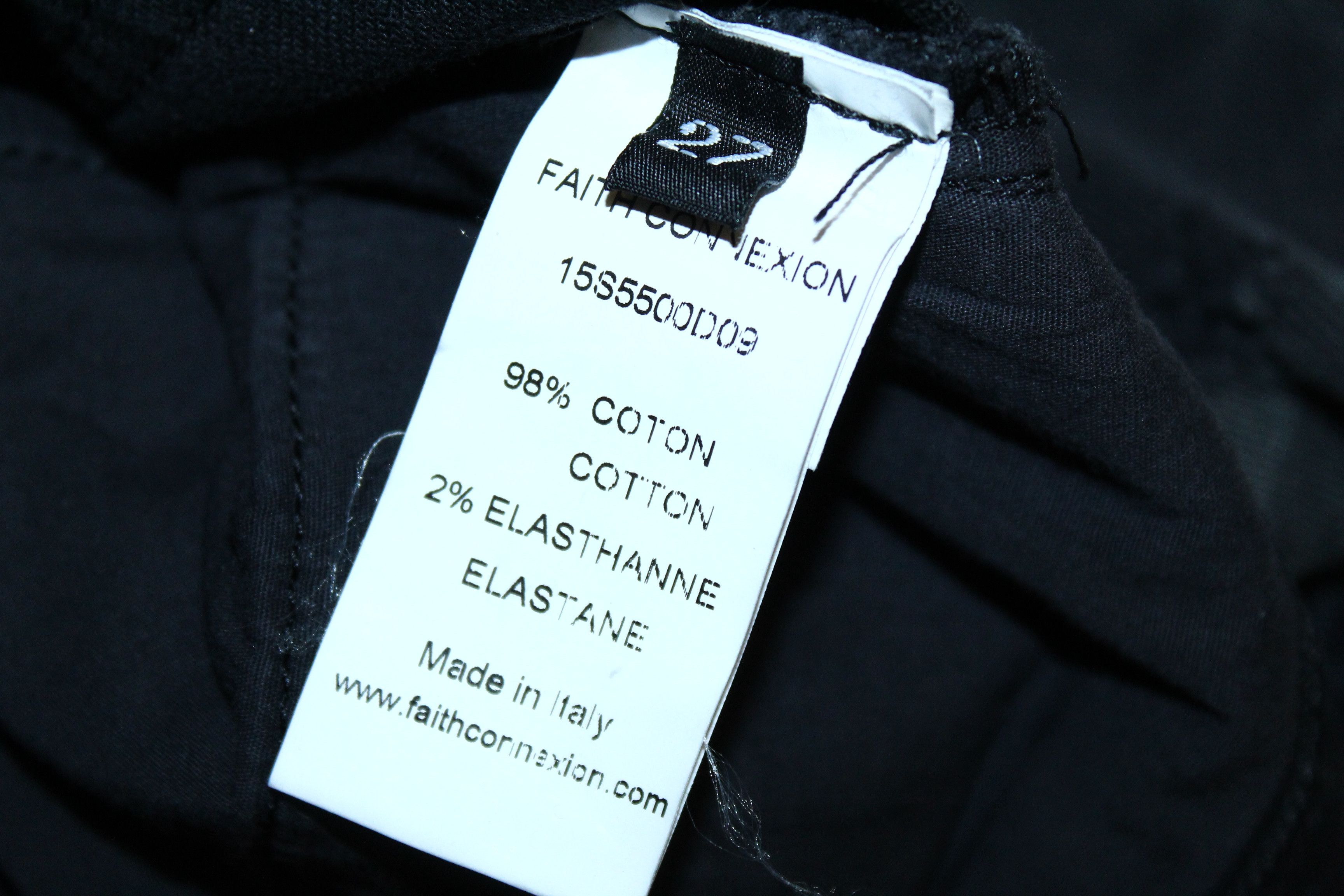 Faith Connexion Faith Connexion Black Denim Destroyer Skinny Unisex Jeans Size US 28 / EU 44 - 6 Thumbnail
