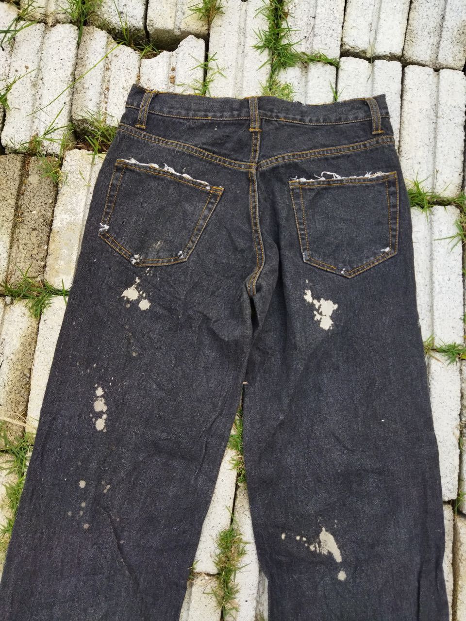 Japanese Brand Nylaus Japan Bleach Jeans Size US 32 / EU 48 - 7 Thumbnail