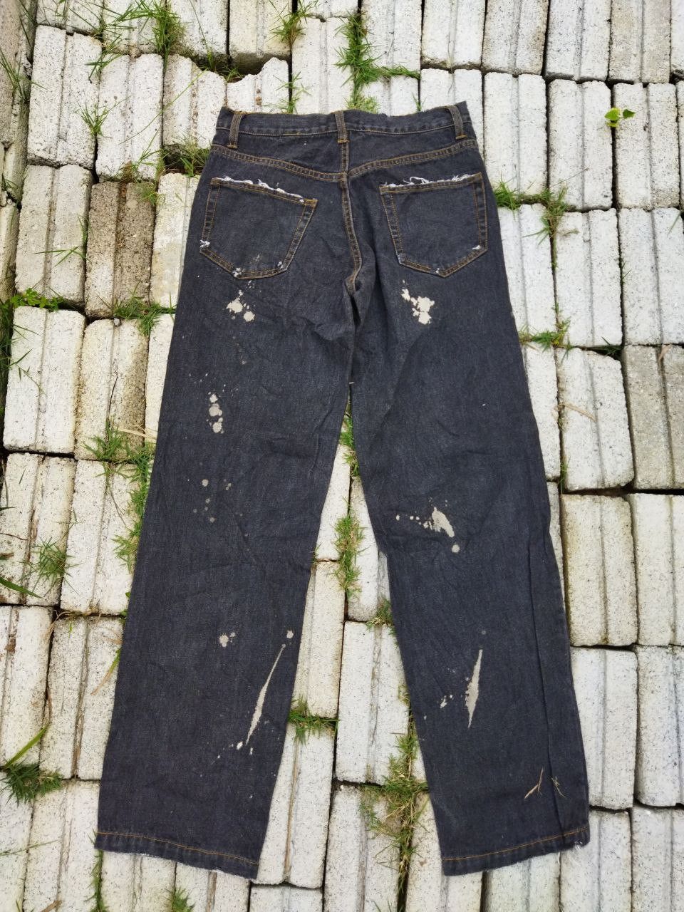 Japanese Brand Nylaus Japan Bleach Jeans Size US 32 / EU 48 - 6 Thumbnail