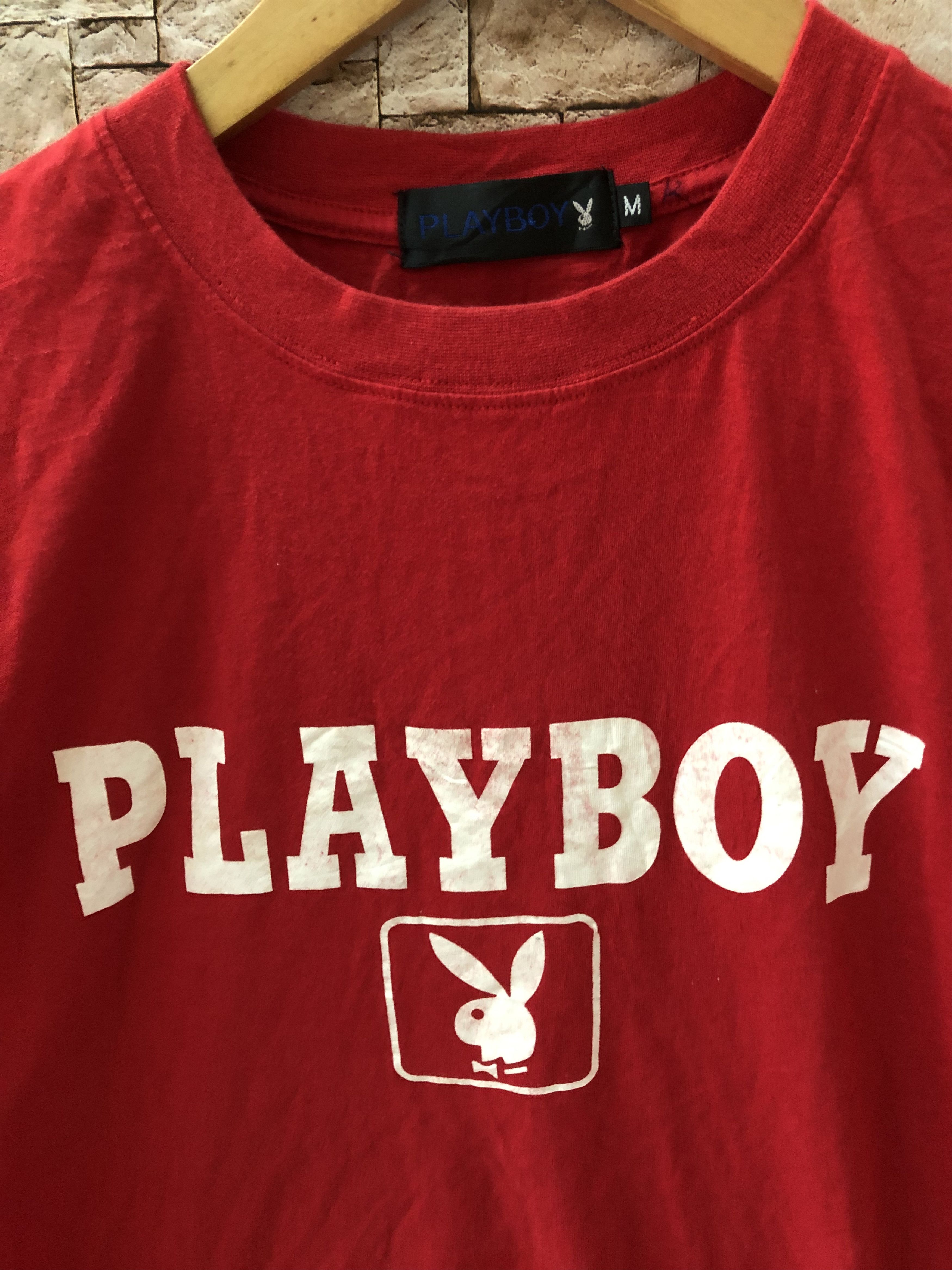 Playboy Vintage Playboy Big Logo tee Size US M / EU 48-50 / 2 - 2 Thumbnail