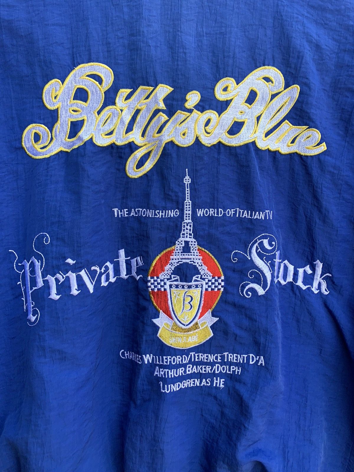 Japanese Brand × Vintage Vintage Japanese Brand Betty’s Blue Reversible Bomber Jacket Size US L / EU 52-54 / 3 - 6 Thumbnail