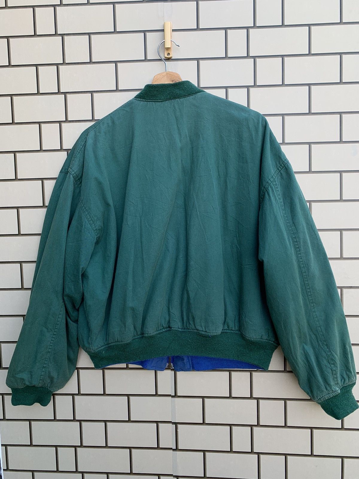Japanese Brand × Vintage Vintage Japanese Brand Betty’s Blue Reversible Bomber Jacket Size US L / EU 52-54 / 3 - 11 Thumbnail