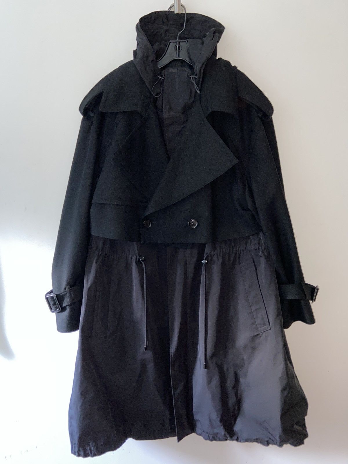Juun.J Juun.J Military Trench Coat / Parka Hybrid Cotton/Nylon NWT Size US S / EU 44-46 / 1 - 1 Thumbnail