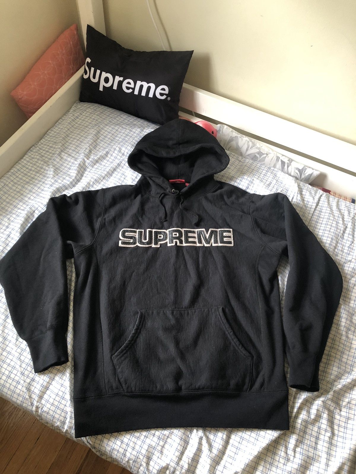 Supreme Perforated Leather Hoodie | Grailed