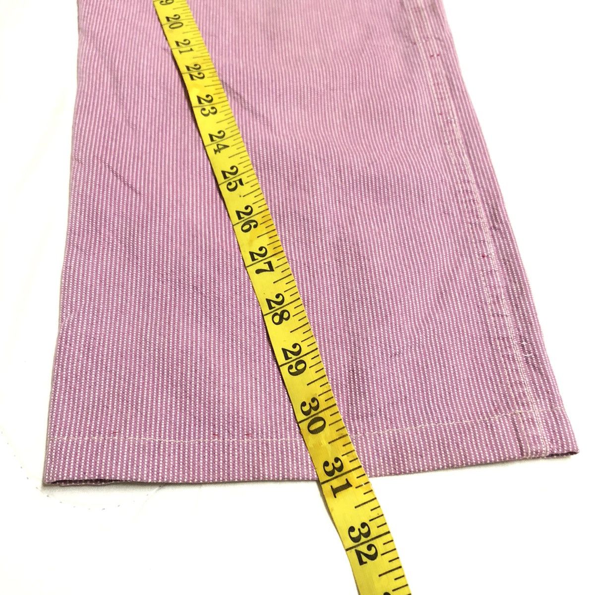 Garment Reproduction of Workers × Japanese Brand Blue Way Japan Hickory Stripe Buckleback Pant Size US 30 / EU 46 - 8 Thumbnail