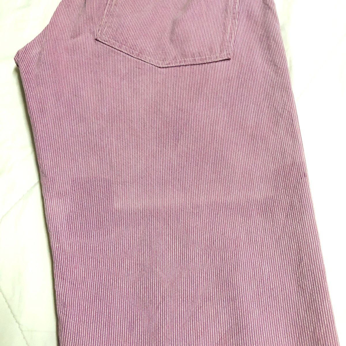 Garment Reproduction of Workers × Japanese Brand Blue Way Japan Hickory Stripe Buckleback Pant Size US 30 / EU 46 - 15 Thumbnail