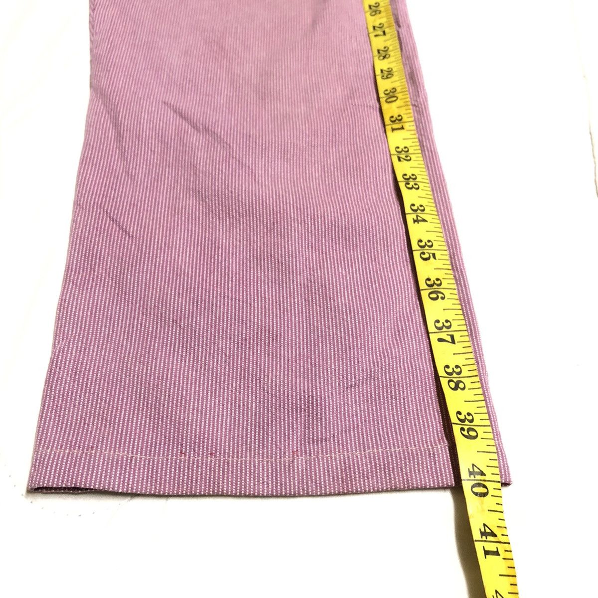 Garment Reproduction of Workers × Japanese Brand Blue Way Japan Hickory Stripe Buckleback Pant Size US 30 / EU 46 - 7 Thumbnail