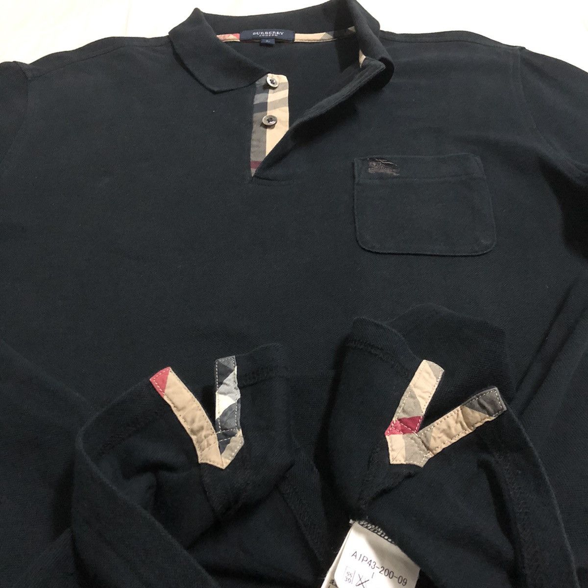 Burberry Burberry London Polo Pocket Long Sleeve Size US M / EU 48-50 / 2 - 7 Thumbnail