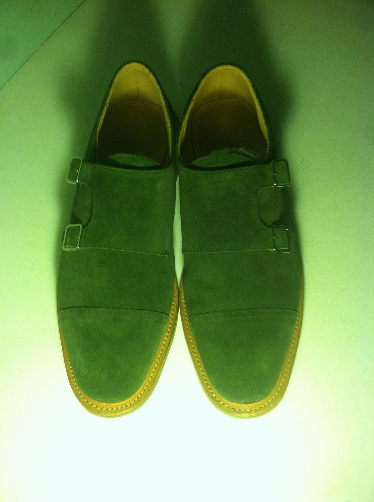 Mark Mcnairy New Amsterdam Loden Suede Double Monk Strap Size US 11 / EU 44 - 11 Preview
