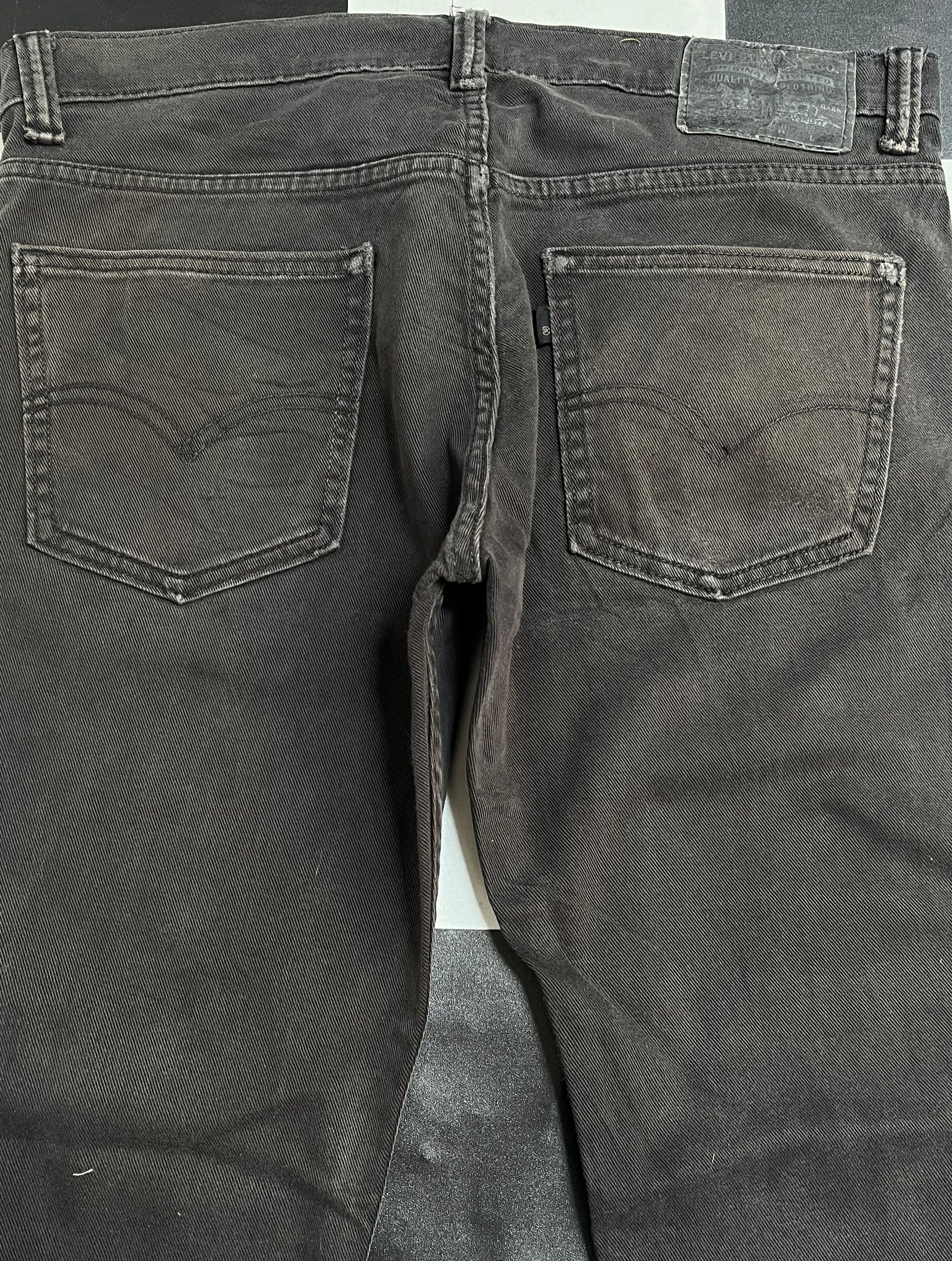 Levi's × Vintage Vintage Levi's 513 Black Distressed Denim Jeans L287 Size US 34 / EU 50 - 8 Thumbnail