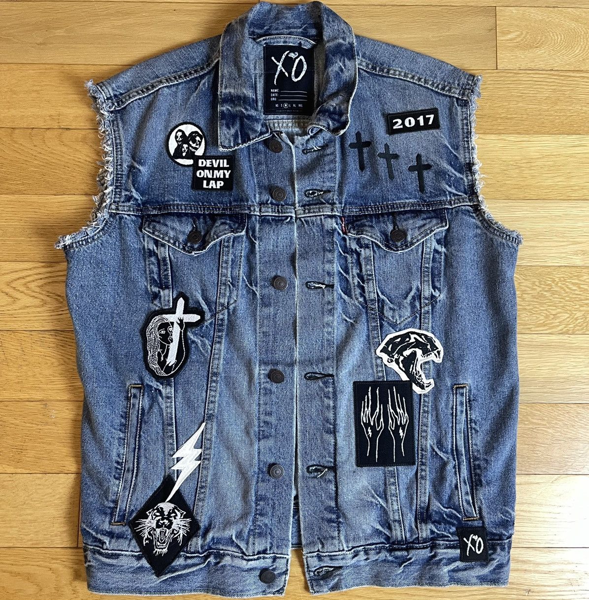 The Weeknd XO 2017 Levi's Gジャン The Weeknd XO Starboy Legend Of The Fall Tour Phase 2 LEVI'S