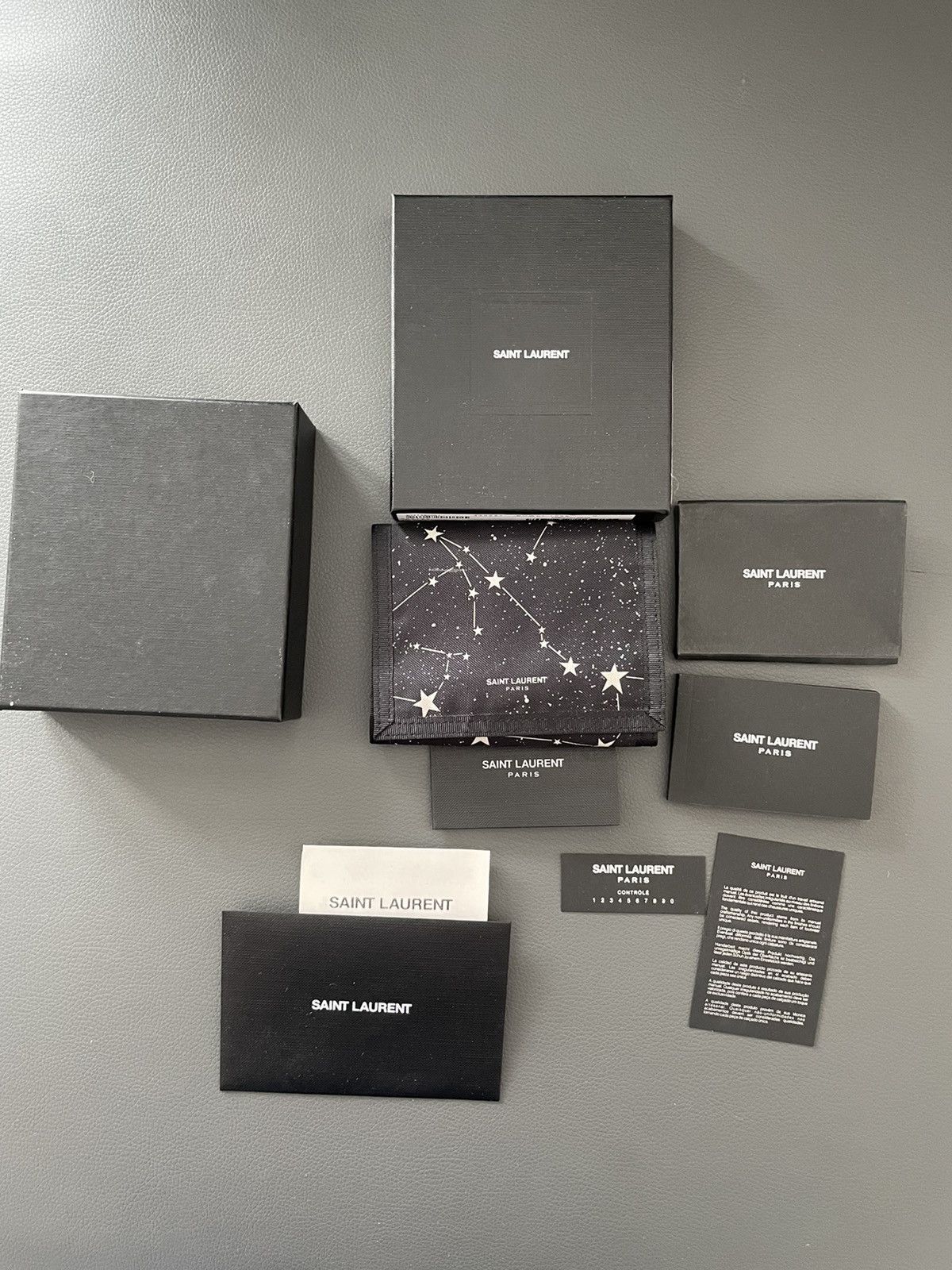 Saint Laurent Paris × Yves Saint Laurent Rare Brand NEW Runway Star Unisex Wallet Limited Edition Size ONE SIZE - 6 Thumbnail
