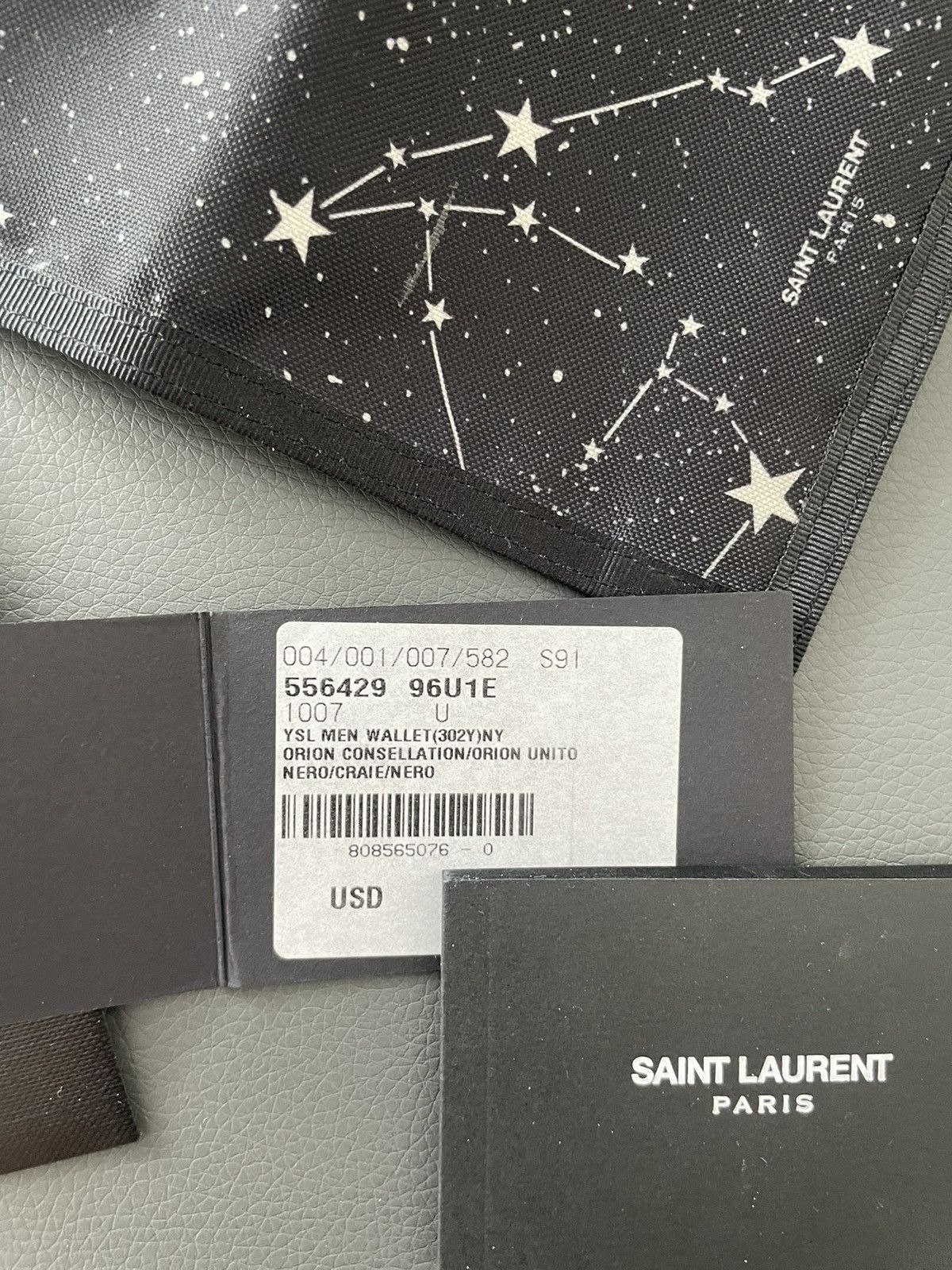 Saint Laurent Paris × Yves Saint Laurent Rare Brand NEW Runway Star Unisex Wallet Limited Edition Size ONE SIZE - 21 Thumbnail